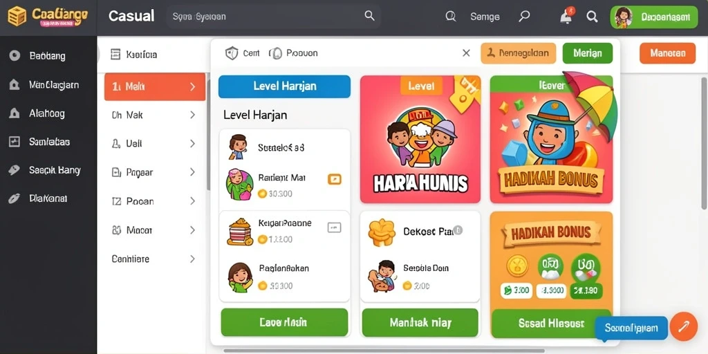 Tampilan antarmuka yang ramah pengguna.