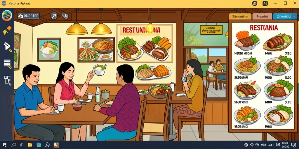 Tampilan antarmuka yang menarik dan mudah digunakan.