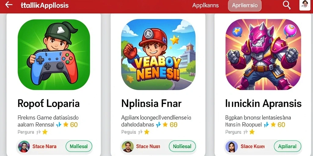 Tampilan antarmuka pengguna yang menarik.