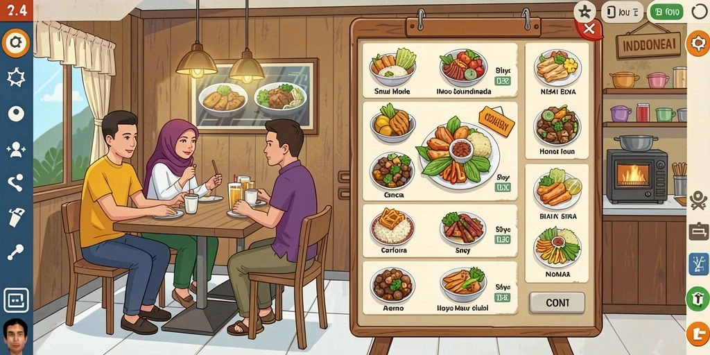 Tampilan antarmuka yang menarik dan modern.