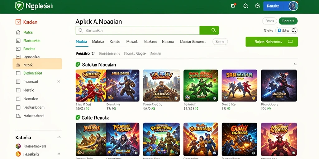 Tampilan antarmuka yang menarik dan mudah dinavigasi.