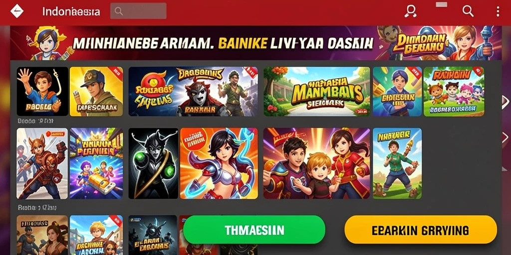 Tampilan awal aplikasi IDPKING yang menarik.