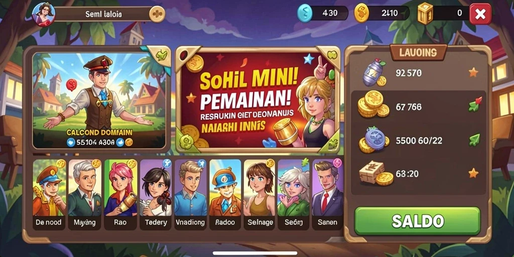 Tampilan grafis yang menarik dan memukau.
