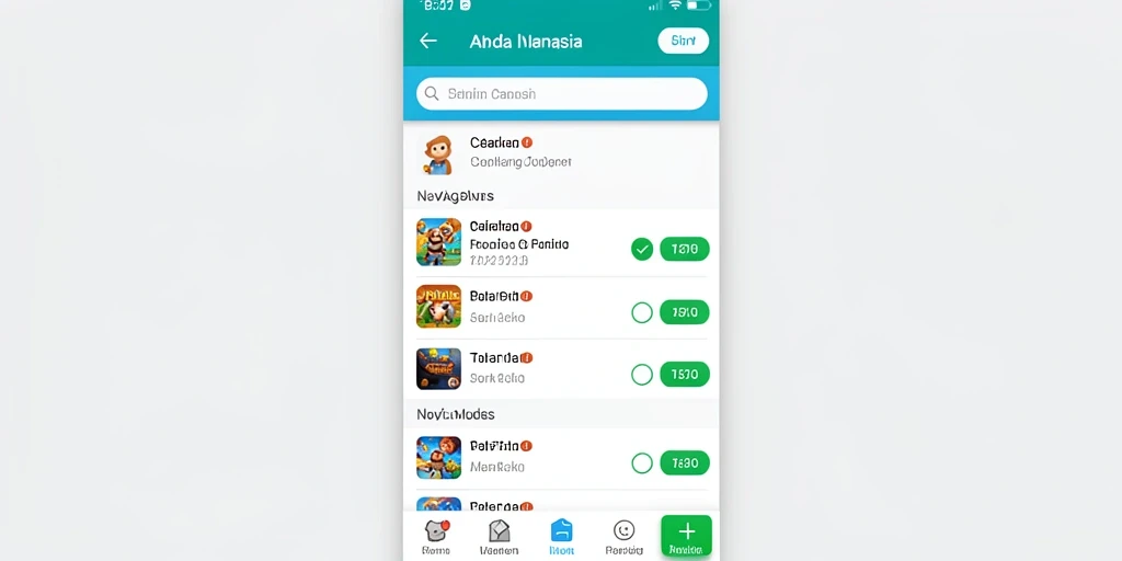 Tangkapan layar menampilkan tampilan awal permainan yang menarik.