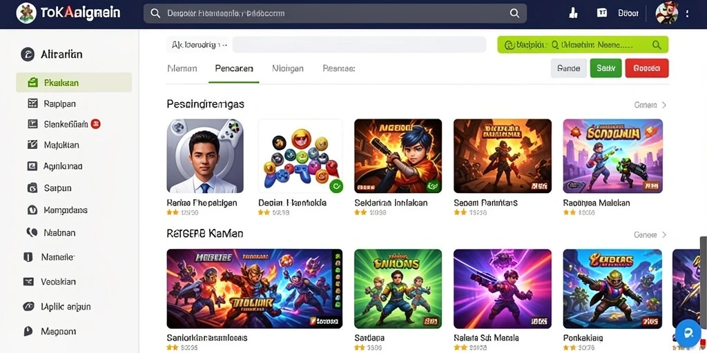 Tampilan antarmuka yang user-friendly.