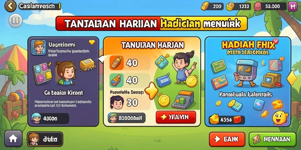 Tampilan antarmuka yang intuitif dan menarik.