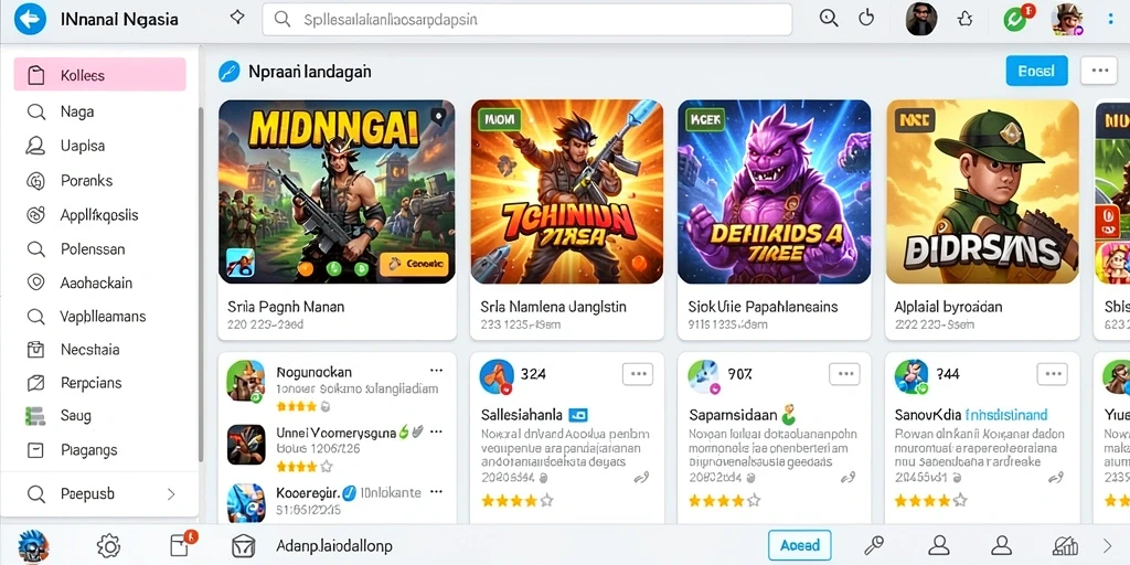 Tampilan antarmuka yang menawan dan mudah dinavigasi.