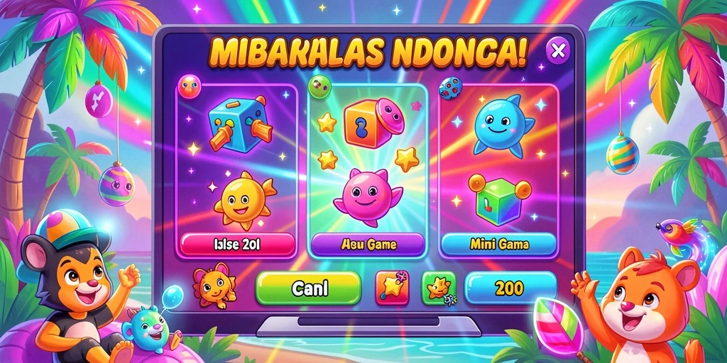 Tampilan awal game yang menarik perhatian.
