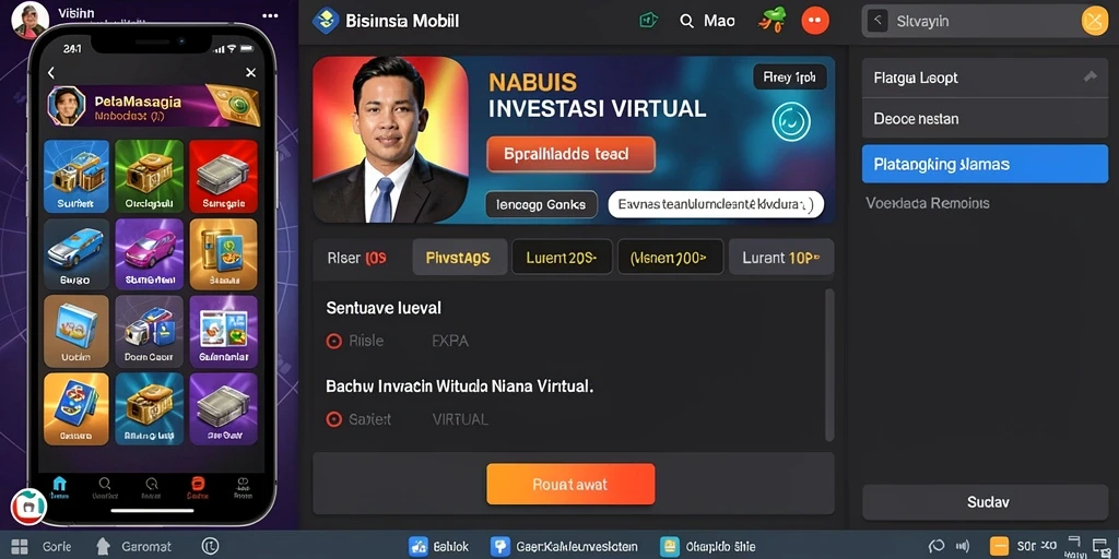Tampilan karakter yang menarik dan beragam.