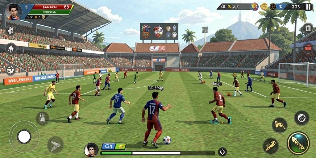 Tampilan awal yang menggugah selera bermain.