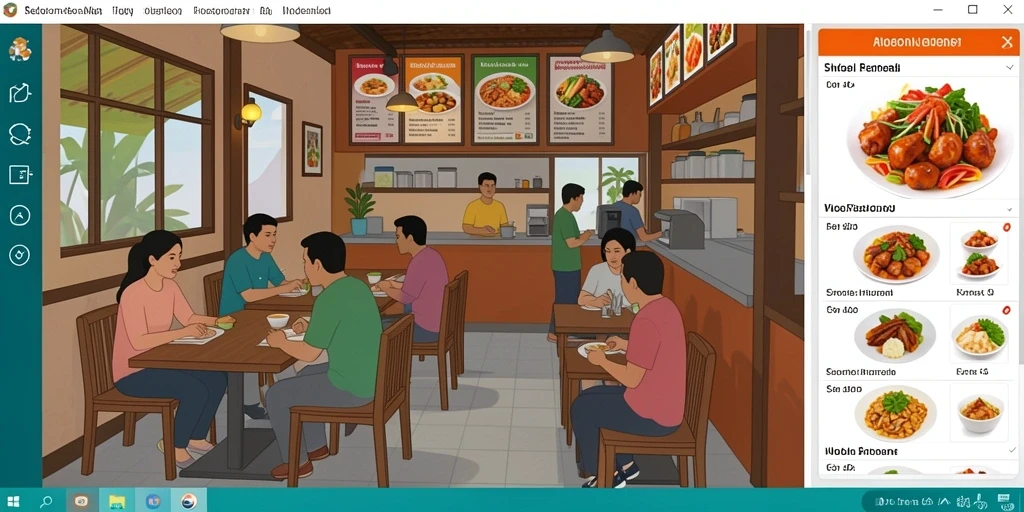 Tampilan utama yang menarik dan mudah dinavigasi.