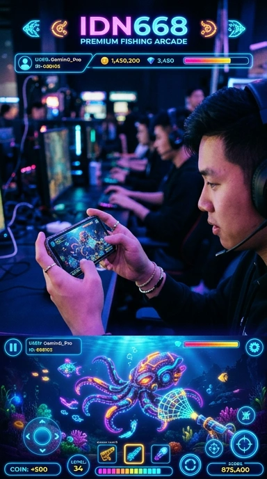 Cuplikan layar menu unduhan idn668 untuk perangkat Android